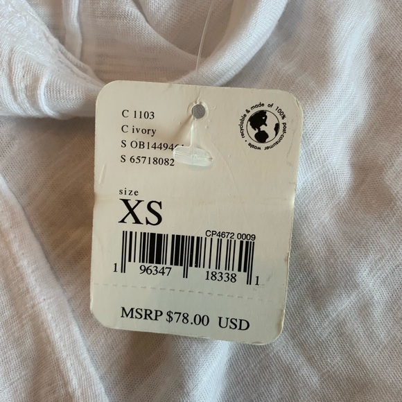 We the Free White Ruffle Tank NWT - Picture 12 of 15